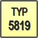 Piktogram - Typ: 5819